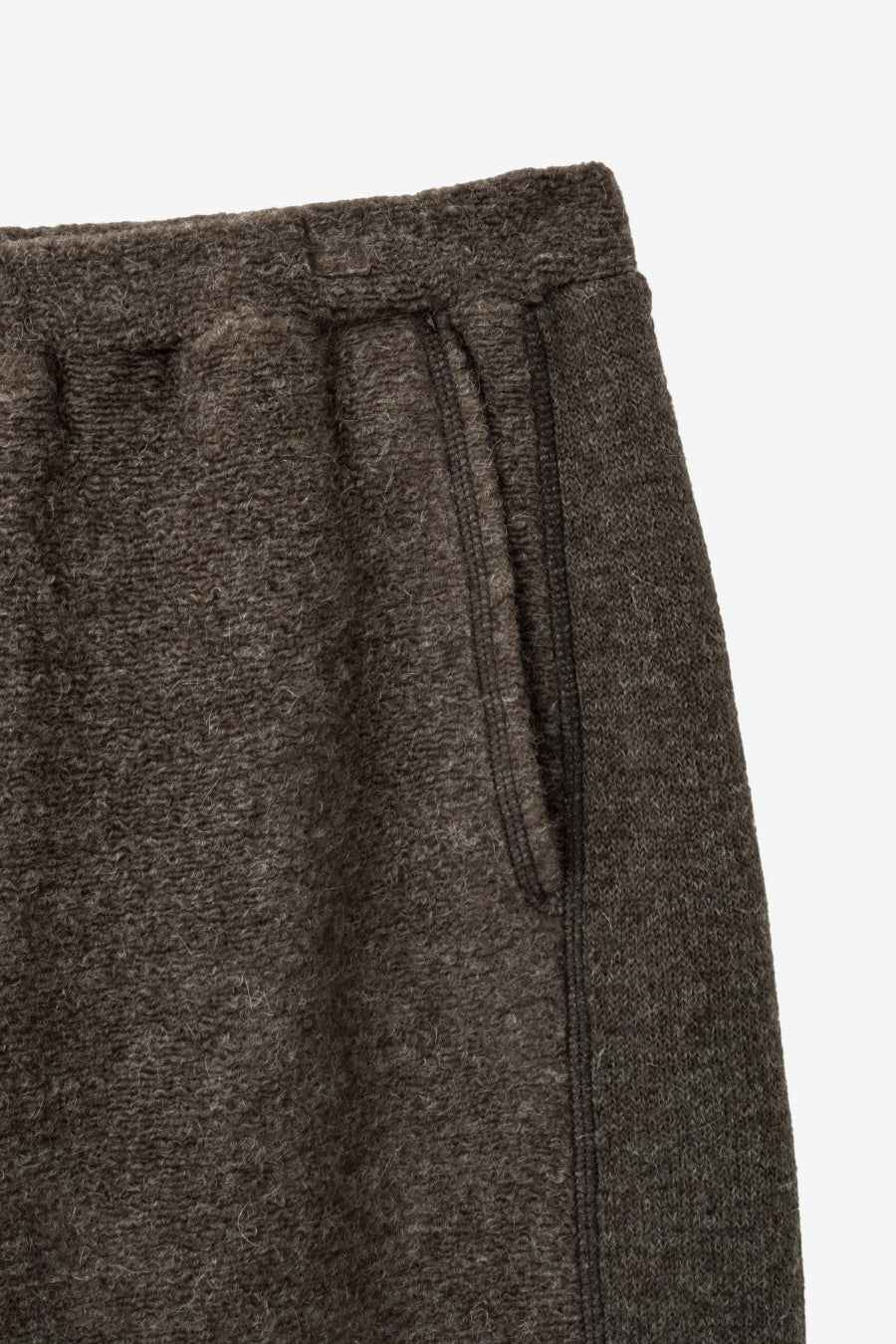 Insilence - Alpaca Wool Jersey Pants (Brown) product image 10 | TRAB K-Fashion Australia