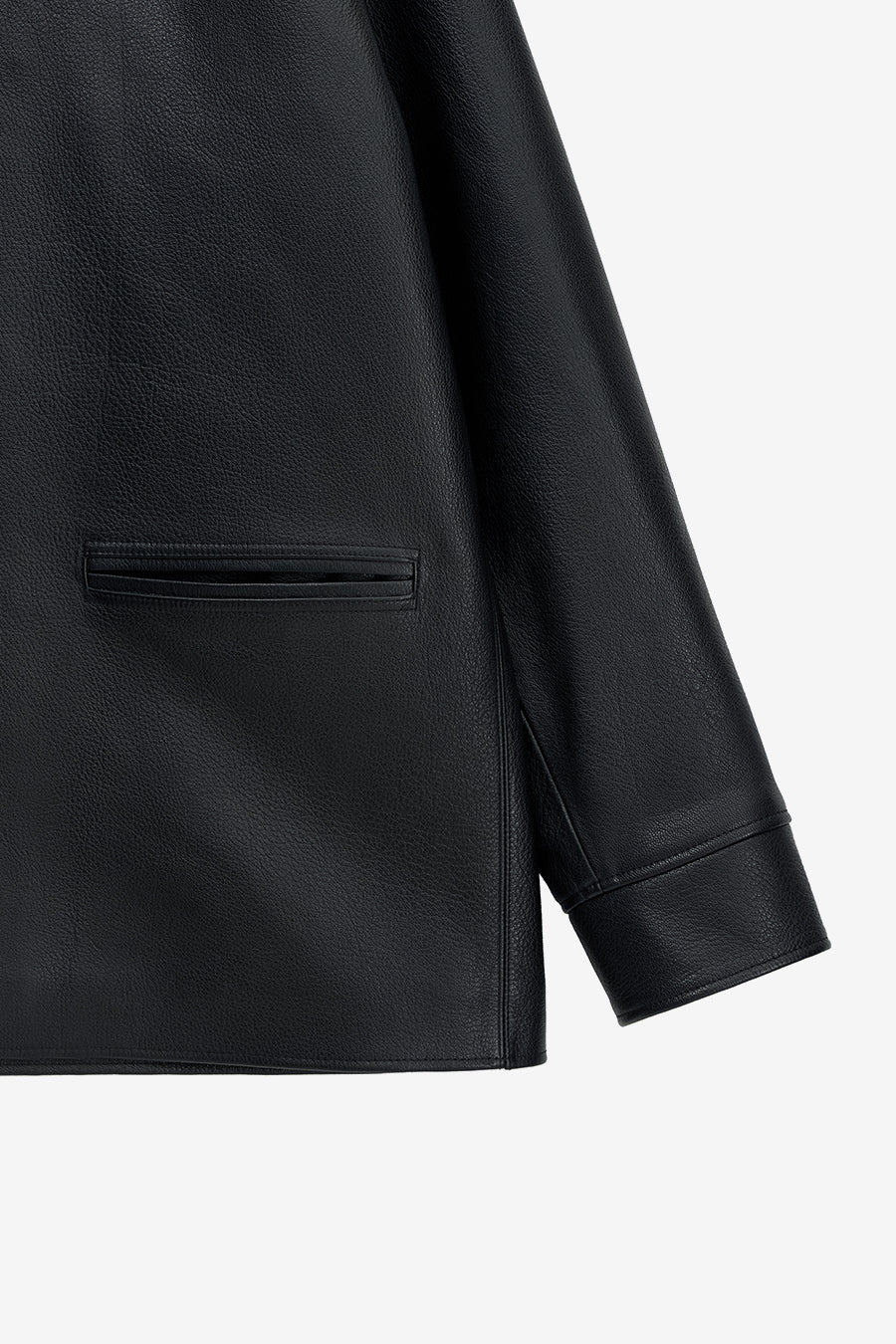 Insilence - Goat Skin Car Coat (Black) product image 10 | TRAB K-Fashion Australia