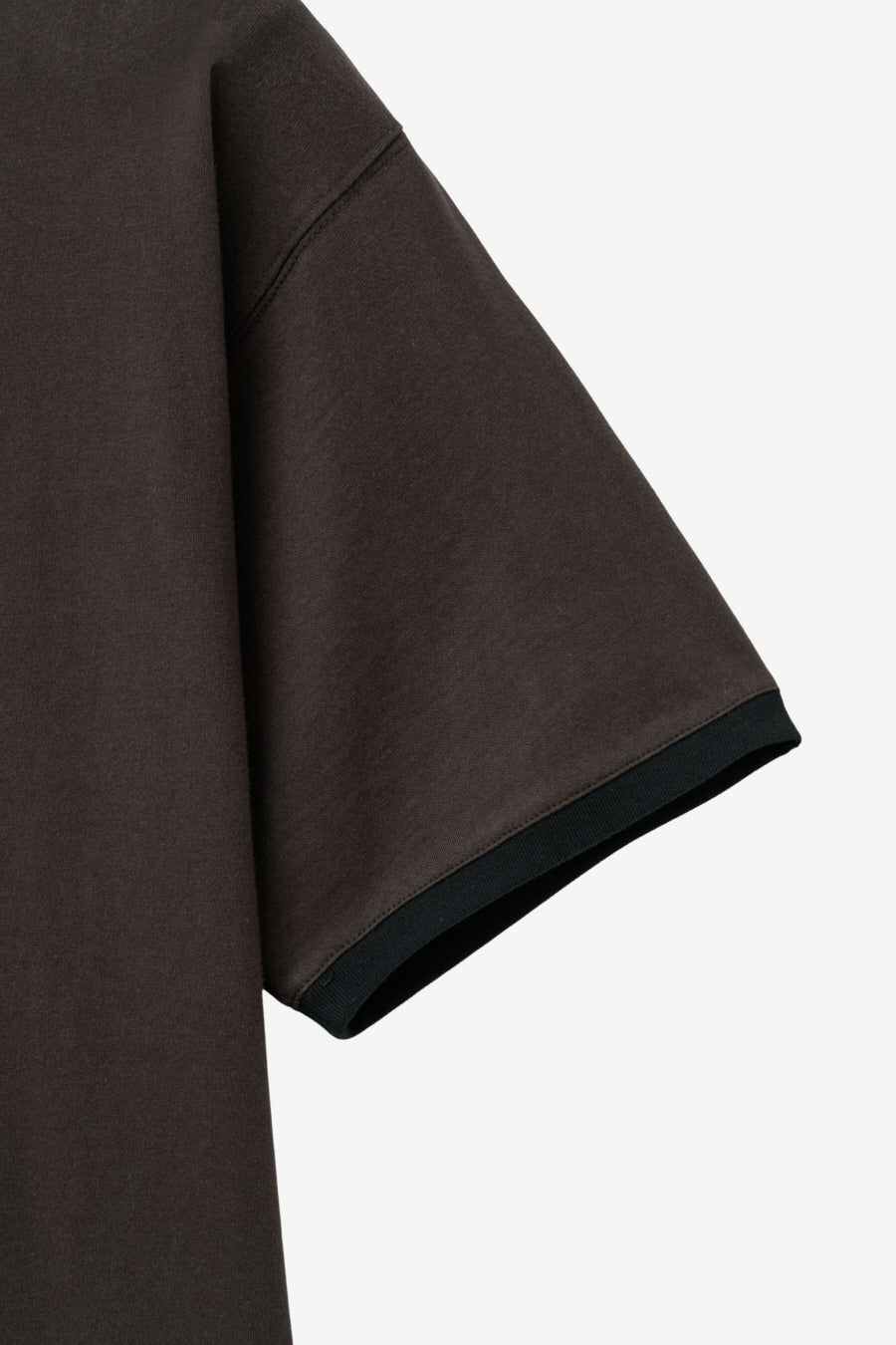 Insilence - Ringer T-shirt (Brown) product image 8 | TRAB K-Fashion Australia