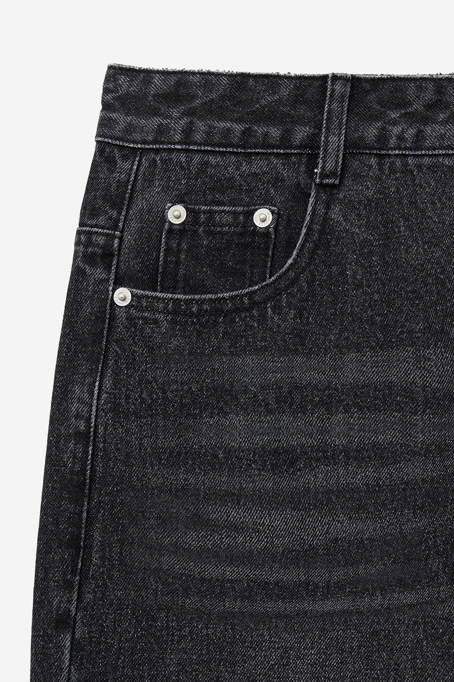 Insilence - Curving Stud Denim (Black) product image 10 | TRAB K-Fashion Australia