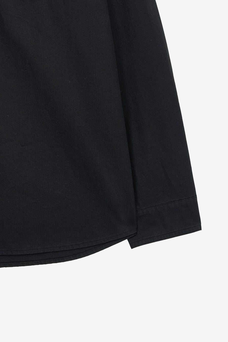 Insilence - Washed Cotton CPO Shirt (Washed Black) product image 10 | TRAB K-Fashion Australia