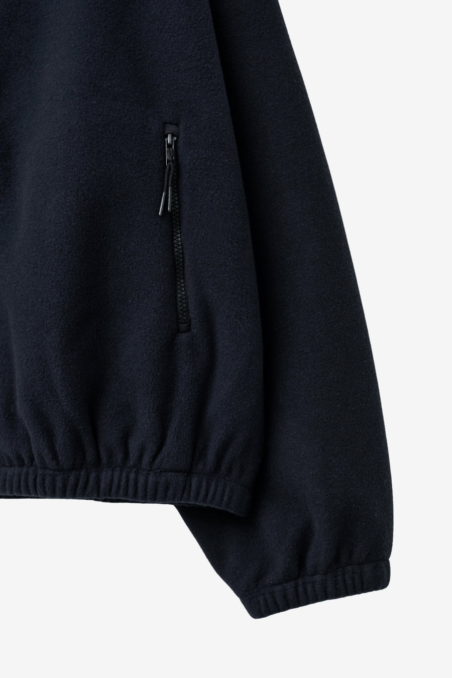 Insilence - Fleece Full Zip-Up Jumper (Navy) product image 10 | TRAB K-Fashion Australia