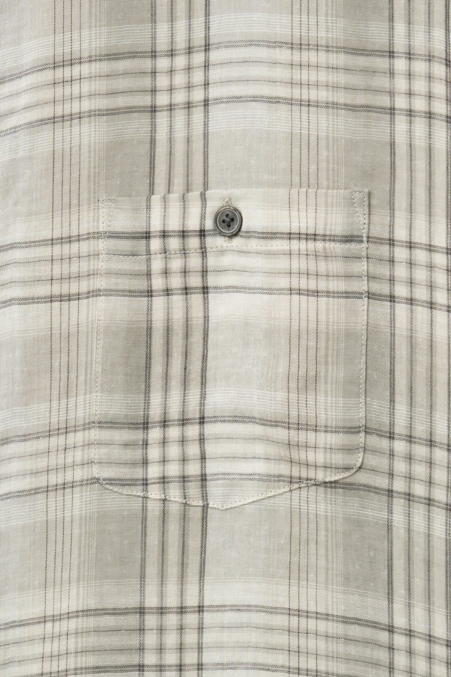 Insilence - Double Cloth Check Shirt (Mint Beige) product image 10 | TRAB K-Fashion Australia