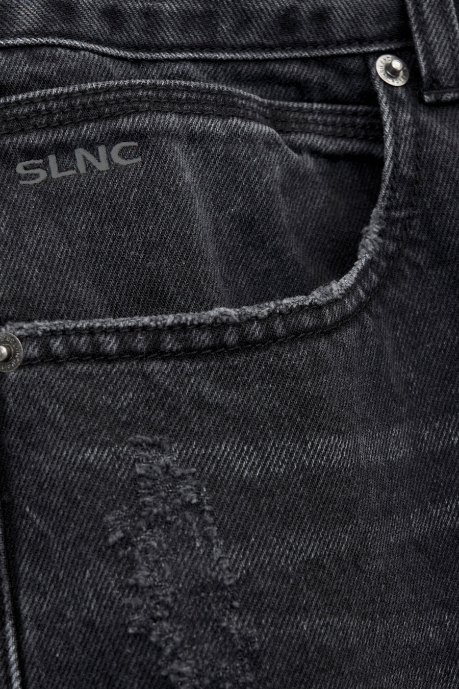 Insilence - Low Waist Wide Jeans (Washed Black) product image 10 | TRAB K-Fashion Australia
