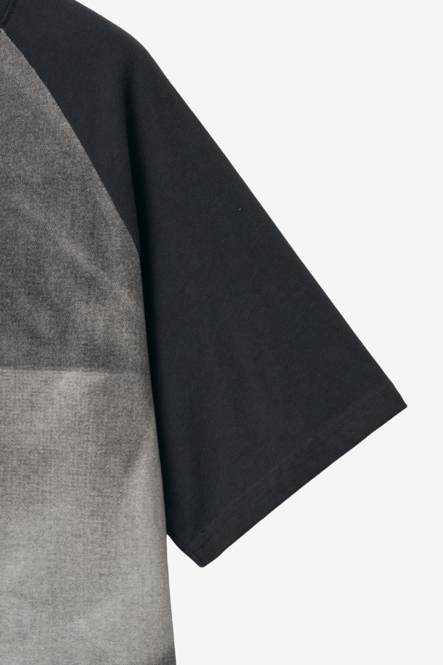 Insilence - Mono Print T-Shirt (Charcoal) product image 10 | TRAB K-Fashion Australia