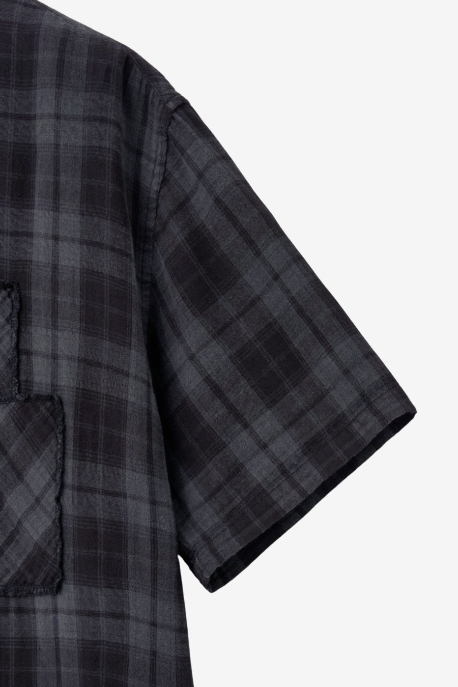 Insilence - Patch-dyed Half Shirt (Ash Brown) product image 10 | TRAB K-Fashion Australia