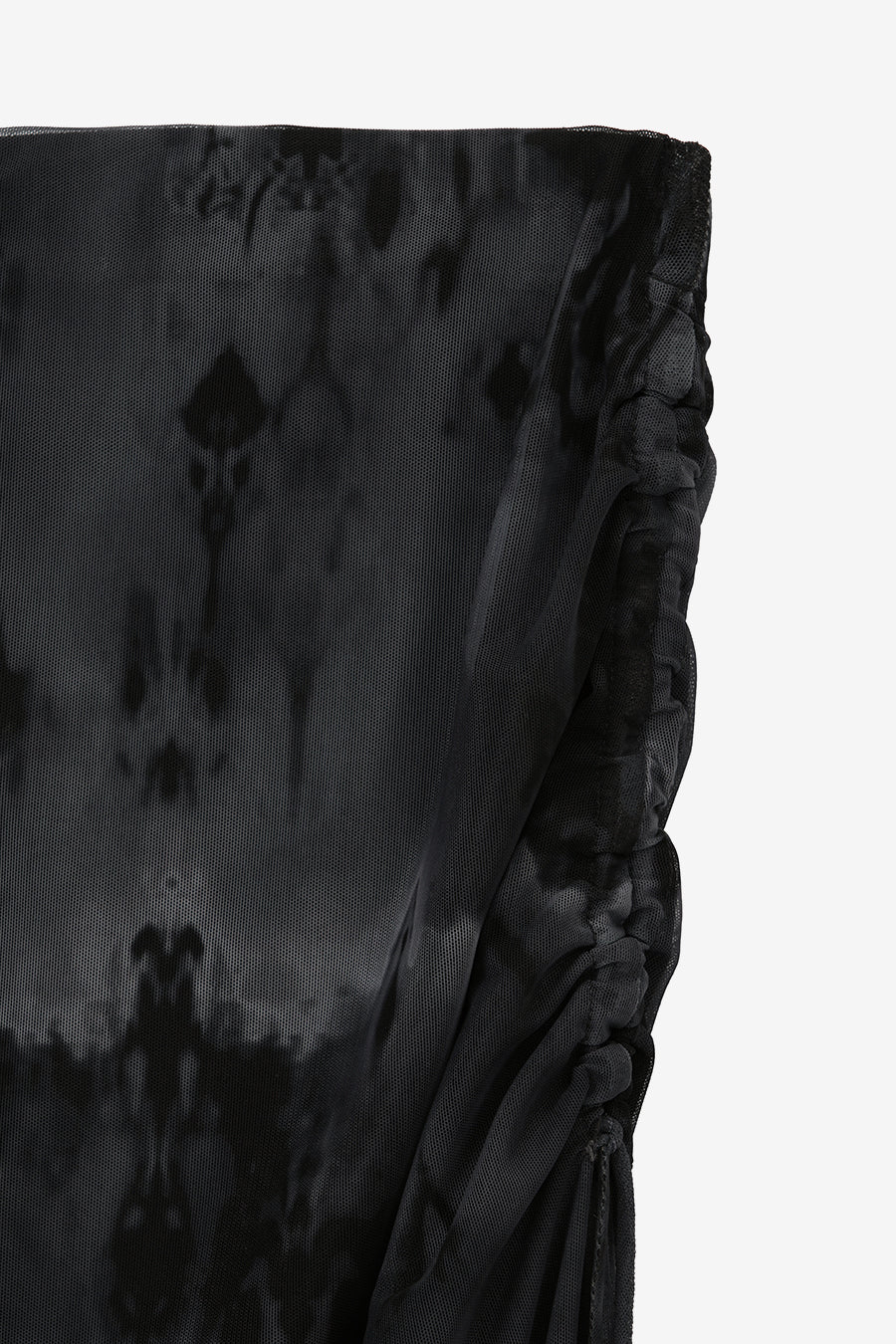 Insilence - Two-way Mesh Graphic Skirt (Black) product image 10 | TRAB K-Fashion Australia
