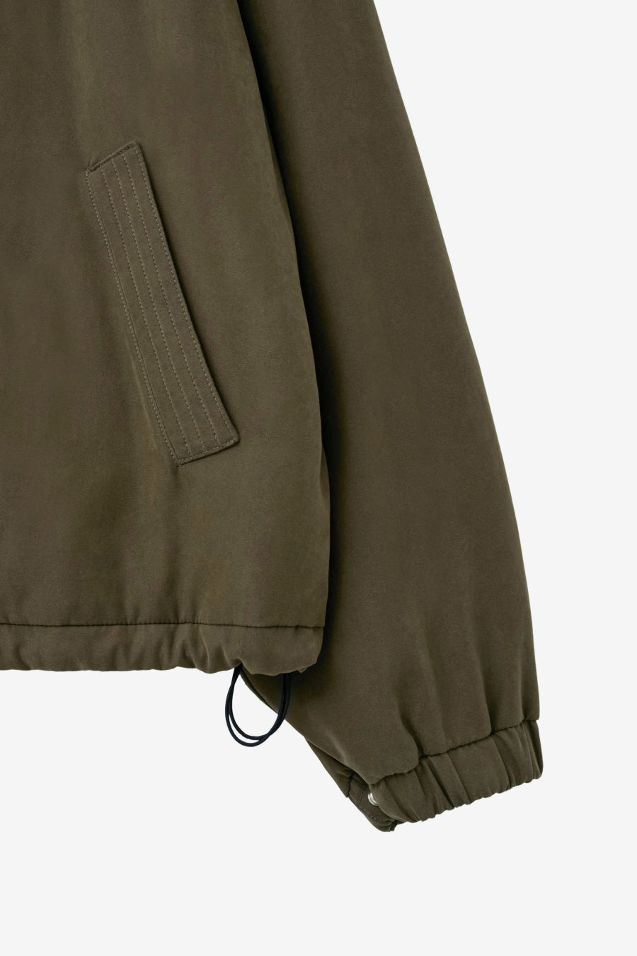 Insilence - High-neck Blouson Jumper (Olive) product image 10 | TRAB K-Fashion Australia