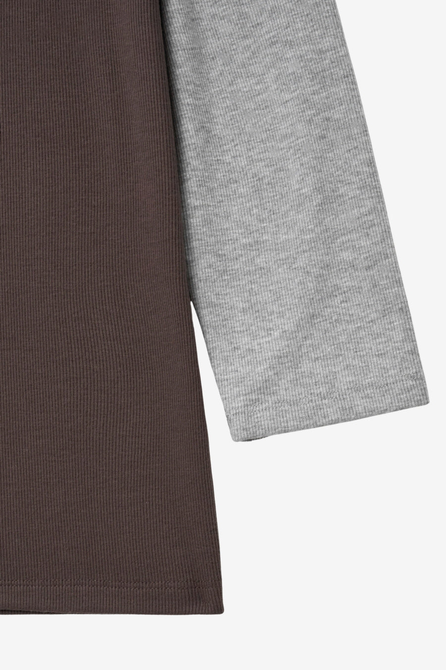 Insilence - Button Collar T-shirt (Brown) product image 10 | TRAB K-Fashion Australia