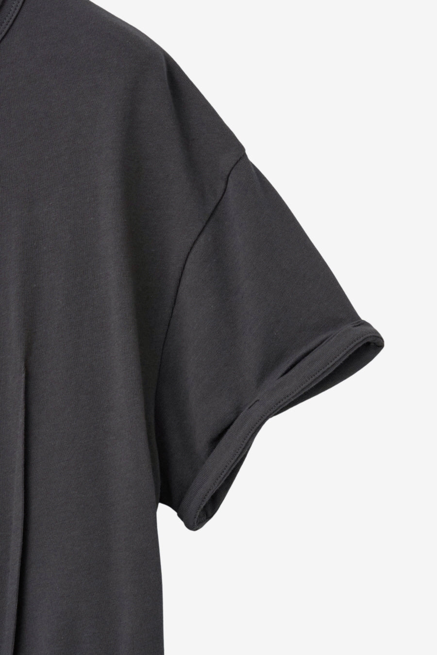 Insilence - Linen Cotton Layered Dress (Charcoal) product image 10 | TRAB K-Fashion Australia