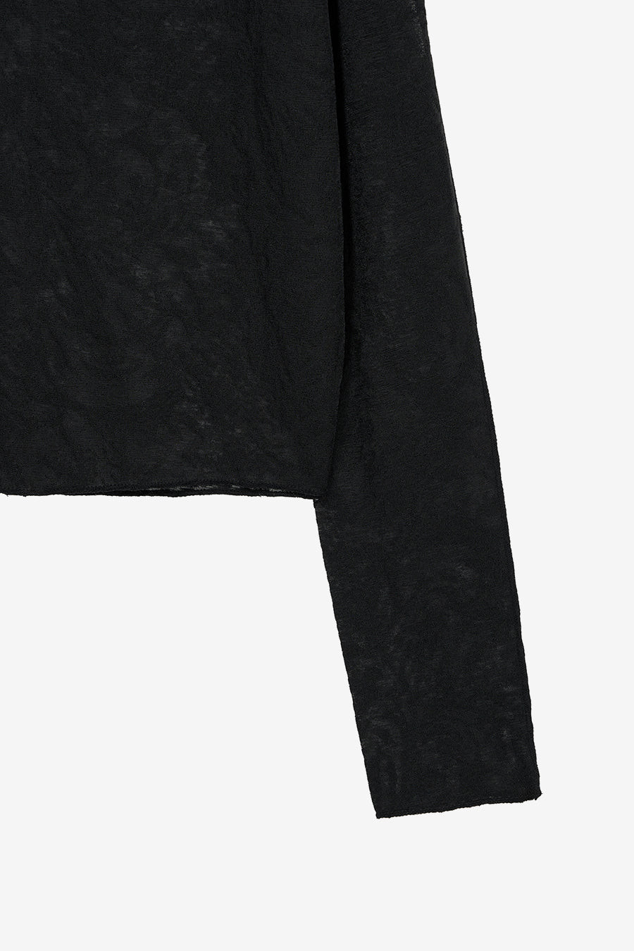 Insilence - Pattern Sheer Long Sleeve (Black) product image 10 | TRAB K-Fashion Australia