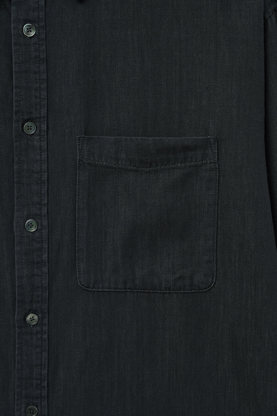 Insilence - Vintage Washed Denim Shirt (Mud Grey) product image 10 | TRAB K-Fashion Australia