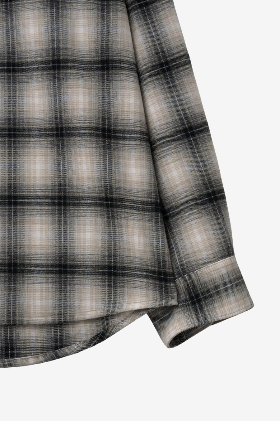 Insilence - Peach Check Shirt (Beige) product image 10 | TRAB K-Fashion Australia