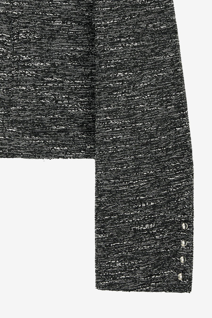 Insilence - Snap Detail Tweed Jacket (Multi) product image 10 | TRAB K-Fashion Australia