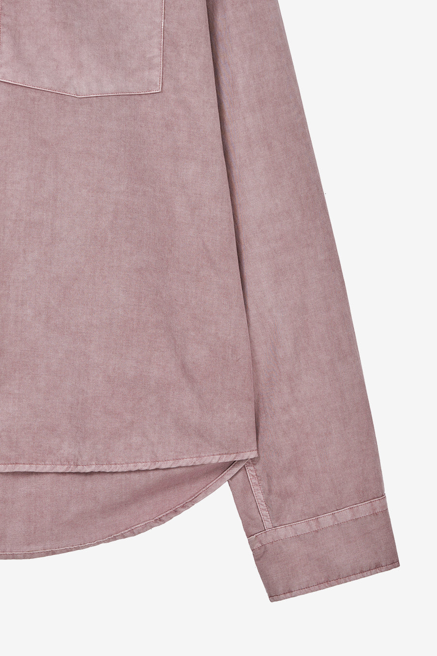 Insilence - Tencel Dyed Shirt (Ash Pink) product image 10 | TRAB K-Fashion Australia