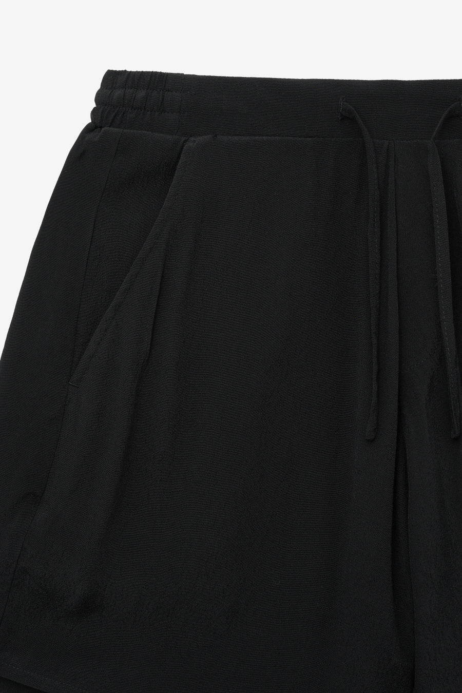 Insilence - Feminine Chiffon Shorts (Black) product image 10 | TRAB K-Fashion Australia