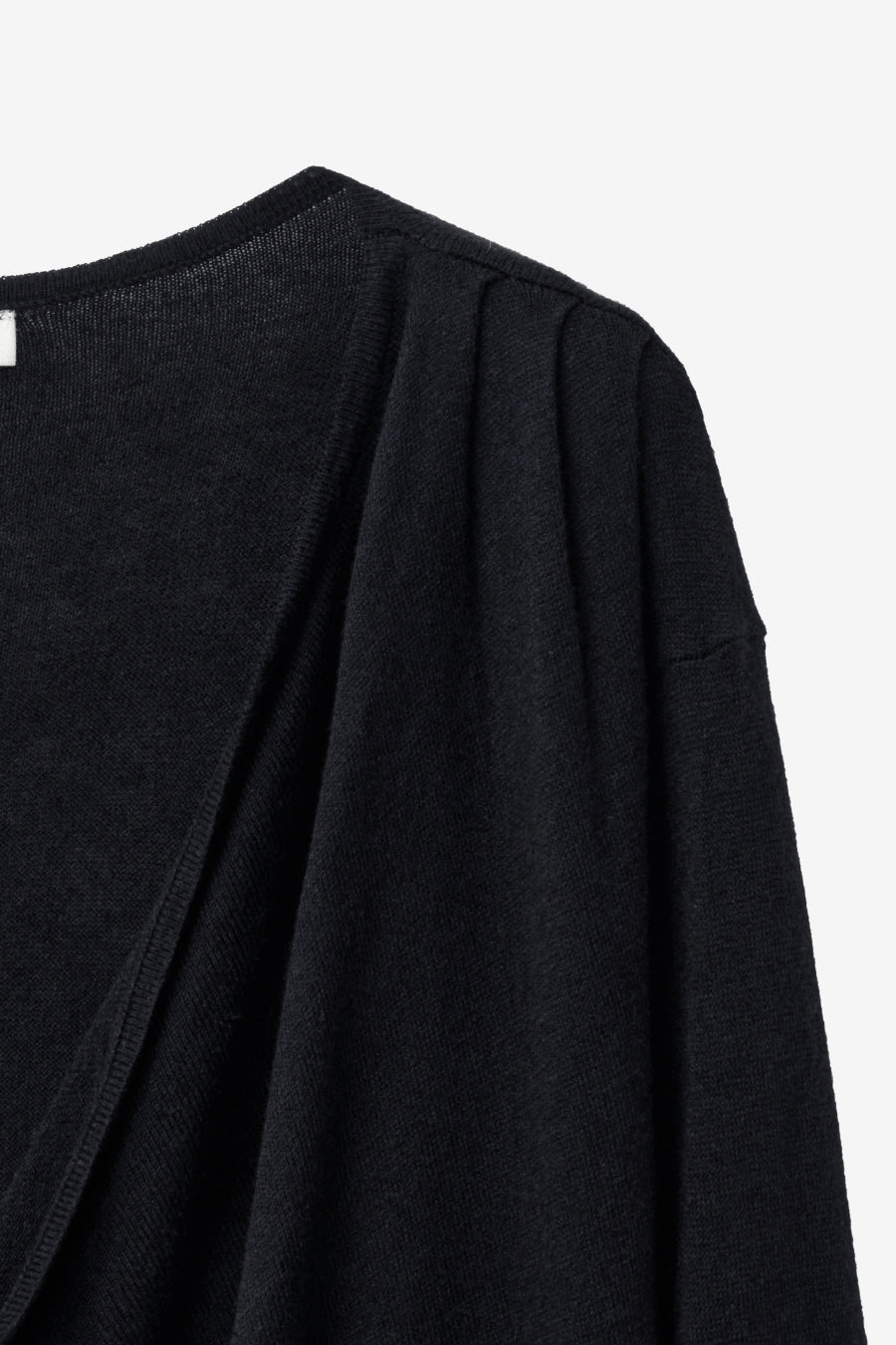 Insilence - Cowl Neck Shirring Pullover (Black) product image 10 | TRAB K-Fashion Australia