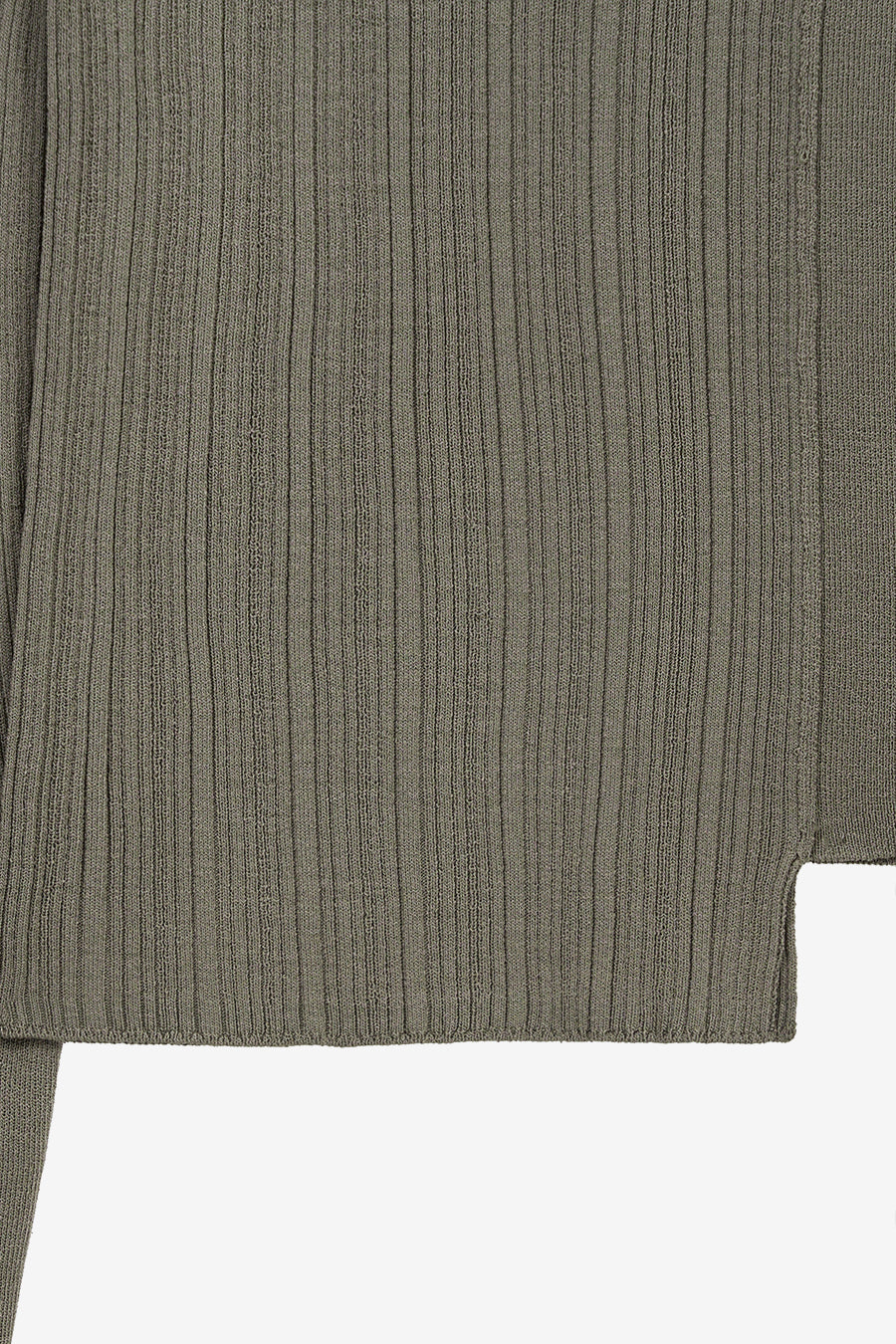 Insilence - Unbalance Mixed Knit (Light Khaki) product image 10 | TRAB K-Fashion Australia