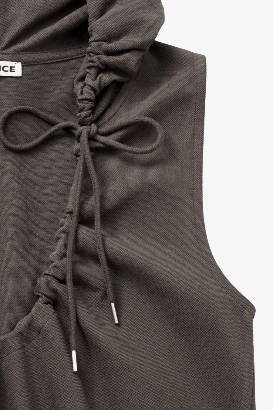 Insilence - String Hooded Top (Brown) product image 10 | TRAB K-Fashion Australia