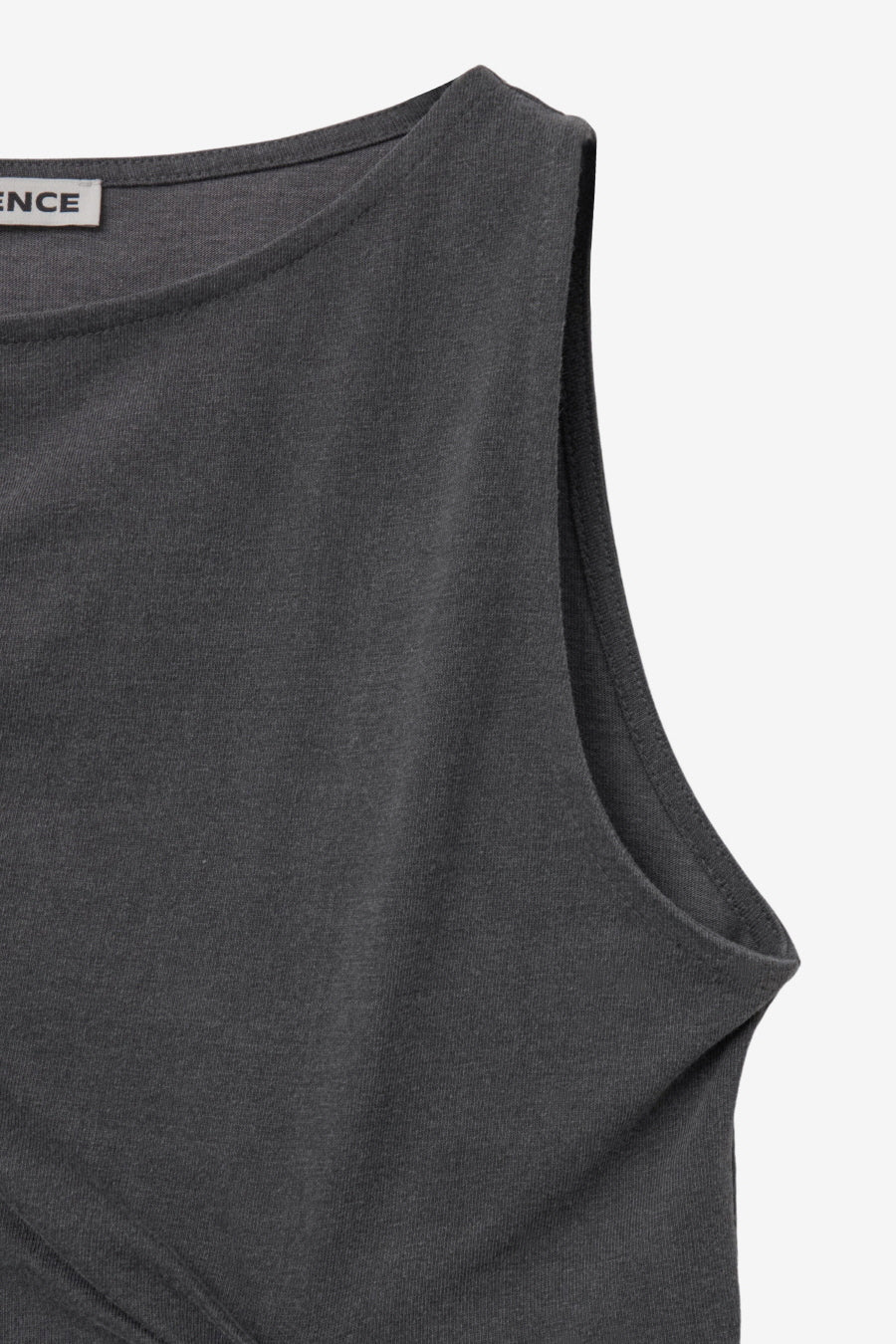 Insilence - Pintuck Drape Sleeveless (Charcoal) product image 10 | TRAB K-Fashion Australia