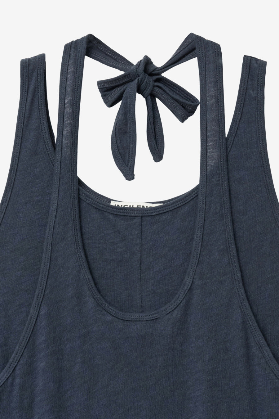 Insilence - Knit-like Layered Dress (Dark Blue) product image 10 | TRAB K-Fashion Australia