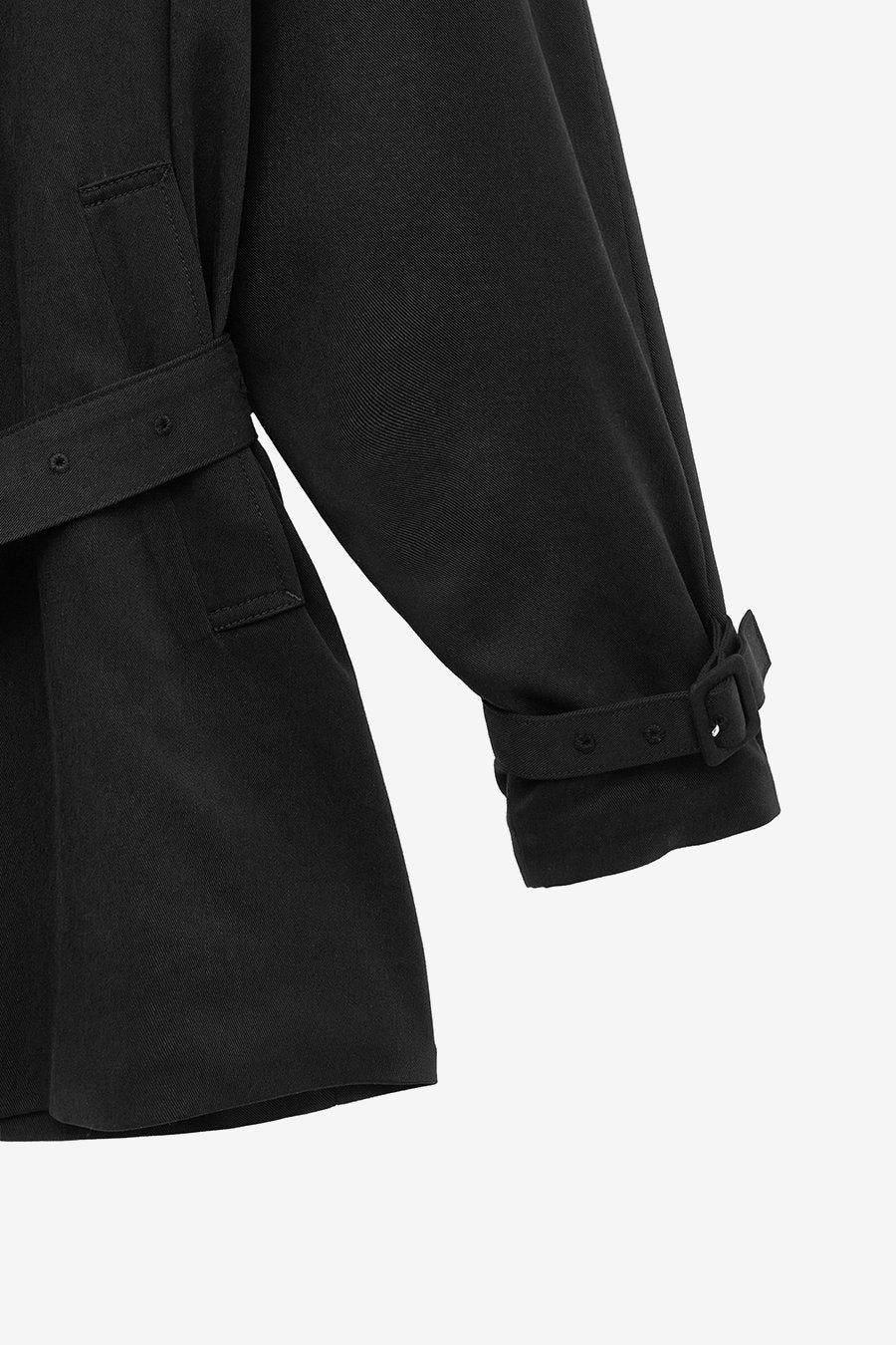 Insilence - Raglan Tencel Casual Jacket (Black) product image 10 | TRAB K-Fashion Australia