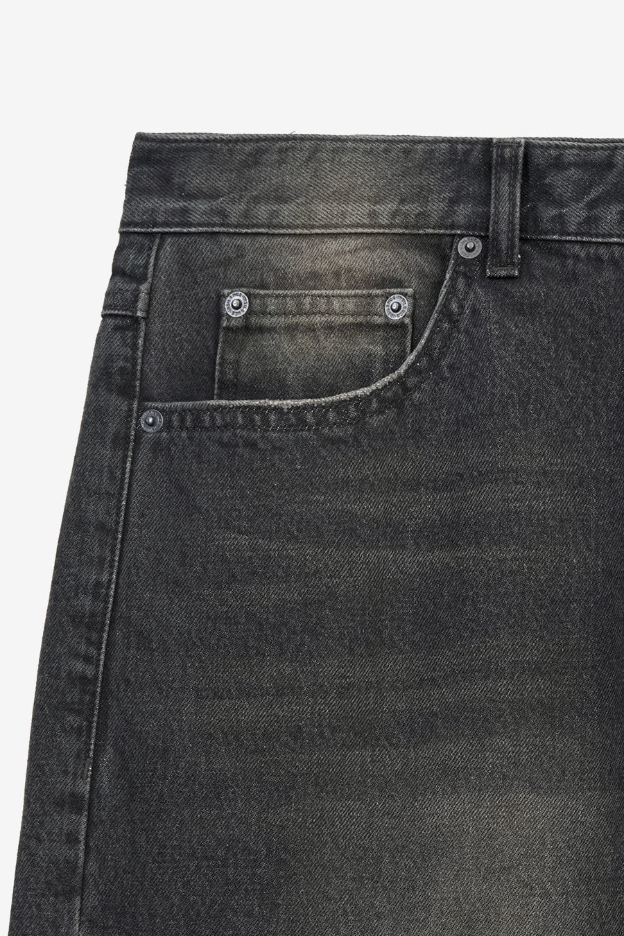 Insilence - Semi-wide denim pants (Mud Grey) product image 12 | TRAB K-Fashion Australia