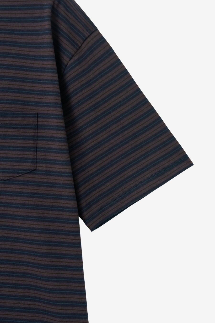Insilence - Striped Pocket T-shirt (Navy) product image 10 | TRAB K-Fashion Australia