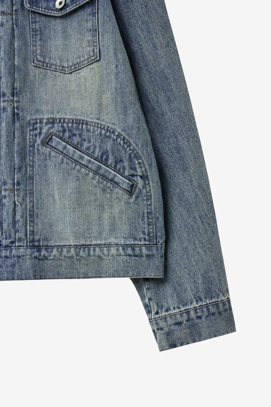 Insilence - Denim Ranch Jacket (Light Blue) product image 10 | TRAB K-Fashion Australia