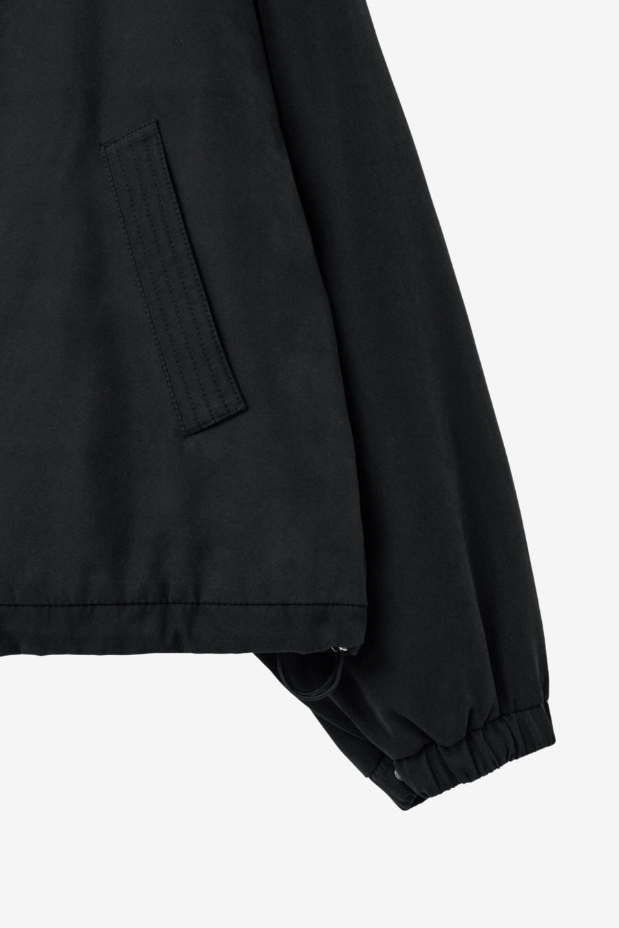 Insilence - High-neck Blouson Jumper (Raven Black) product image 10 | TRAB K-Fashion Australia