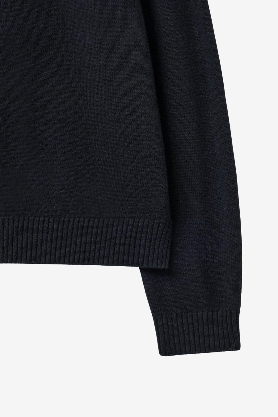 Insilence - Gusset Wool Crew Neck Pullover (Black) product image 8 | TRAB K-Fashion Australia