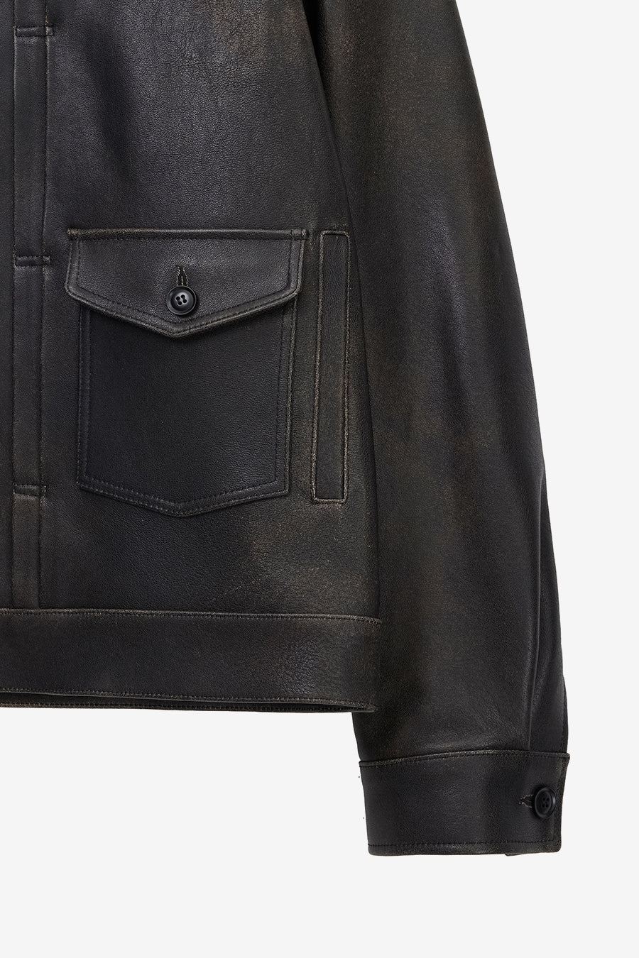 Insilence - Lambskin Jean Jacket (Patina Brown) product image 10 | TRAB K-Fashion Australia