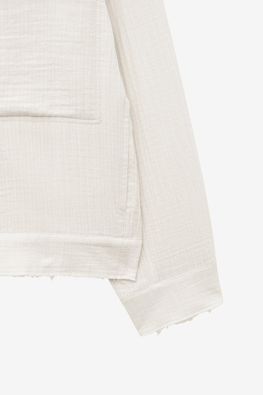 Insilence - Double Gauze Cut off Jumper (Cream) product image 10 | TRAB K-Fashion Australia