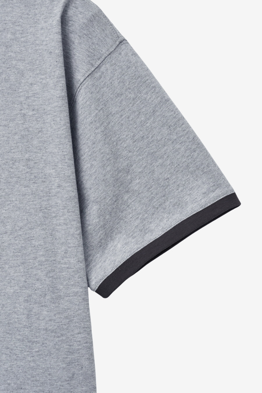 Insilence - Ringer T-shirt (Melange Grey) product image 8 | TRAB K-Fashion Australia