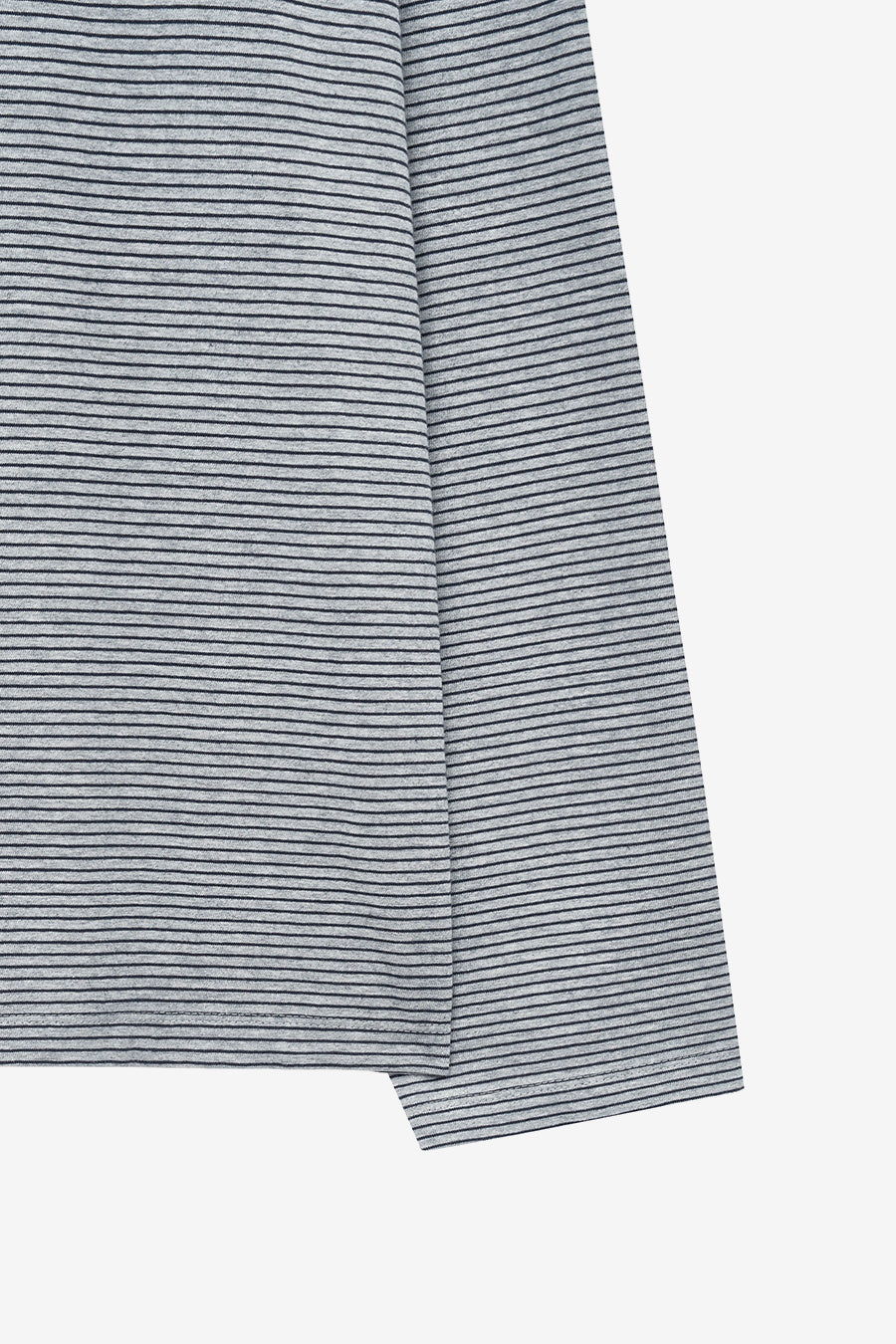 Insilence - Border Stripe Long Sleeve (Grey) product image 8 | TRAB K-Fashion Australia