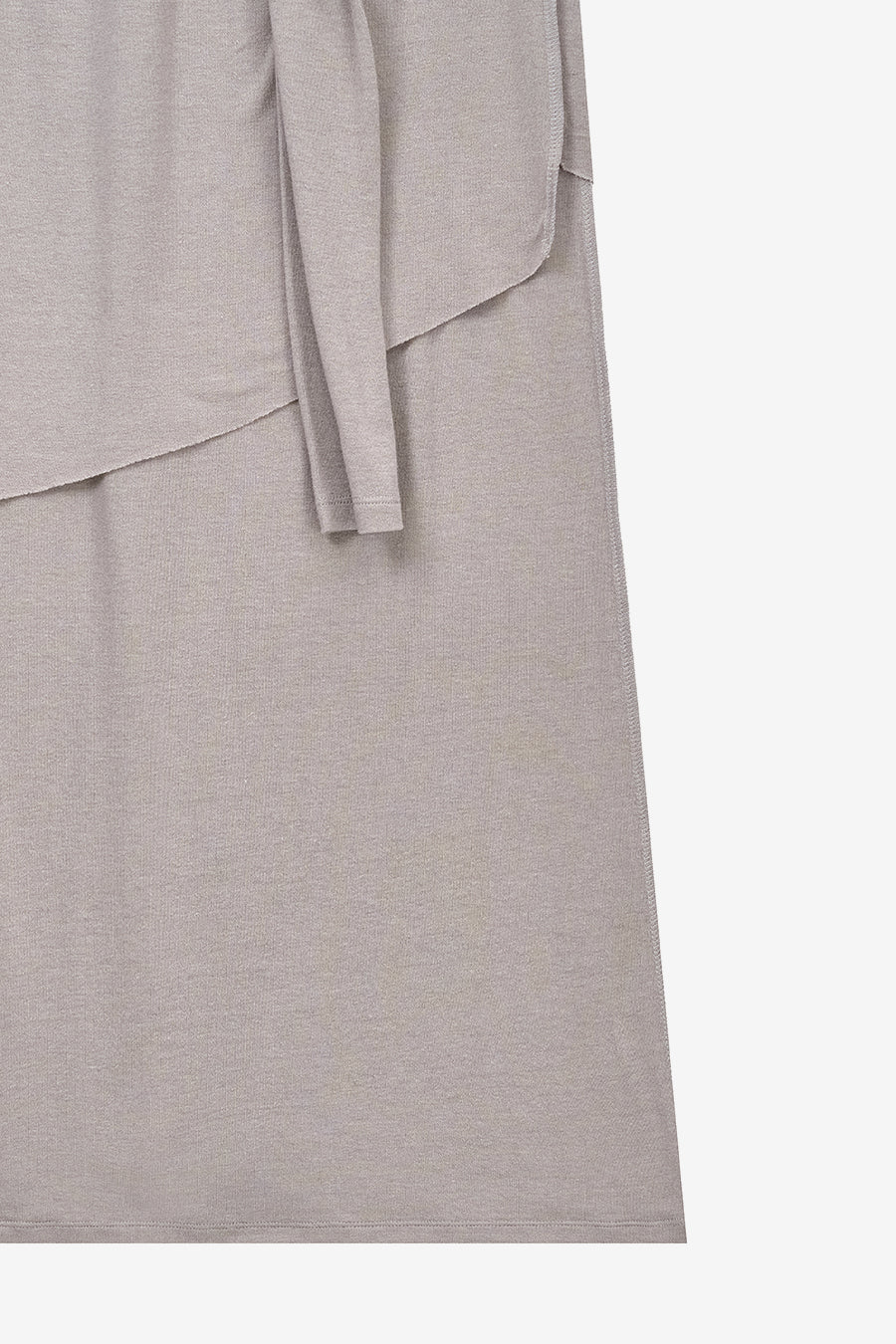 Insilence - 3-Layer Maxi Skirt (Ash Beige) product image 12 | TRAB K-Fashion Australia