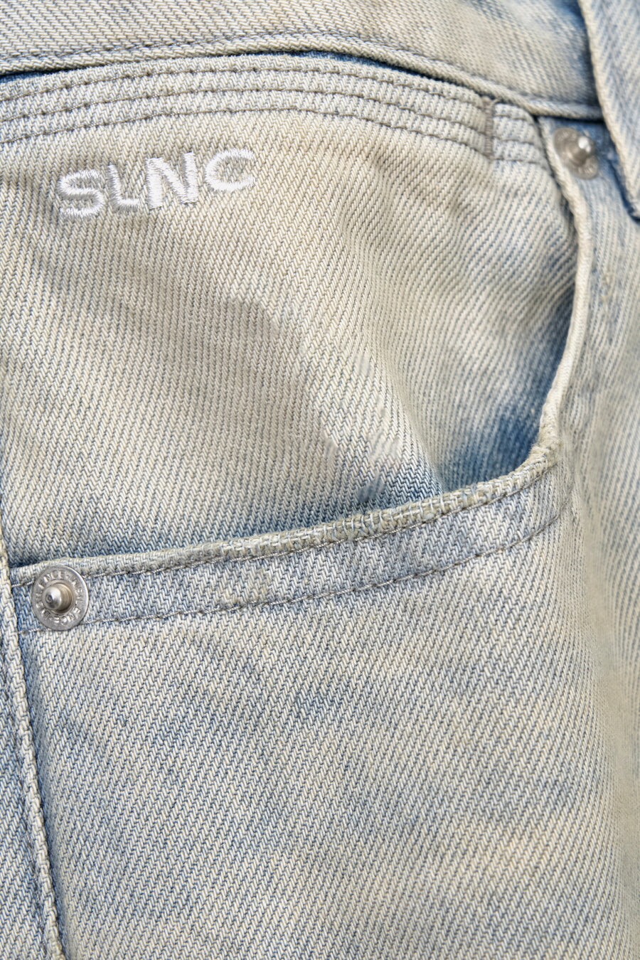 Insilence - Straight Fit Denim (Ash Blue) product image 10 | TRAB K-Fashion Australia