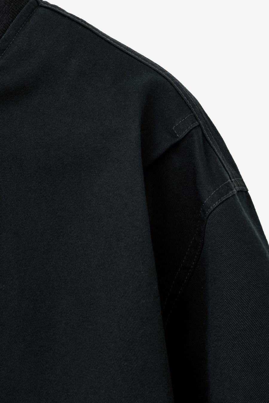 Insilence - Washed Cotton Tanker Jacket (Washed Black) product image 10 | TRAB K-Fashion Australia