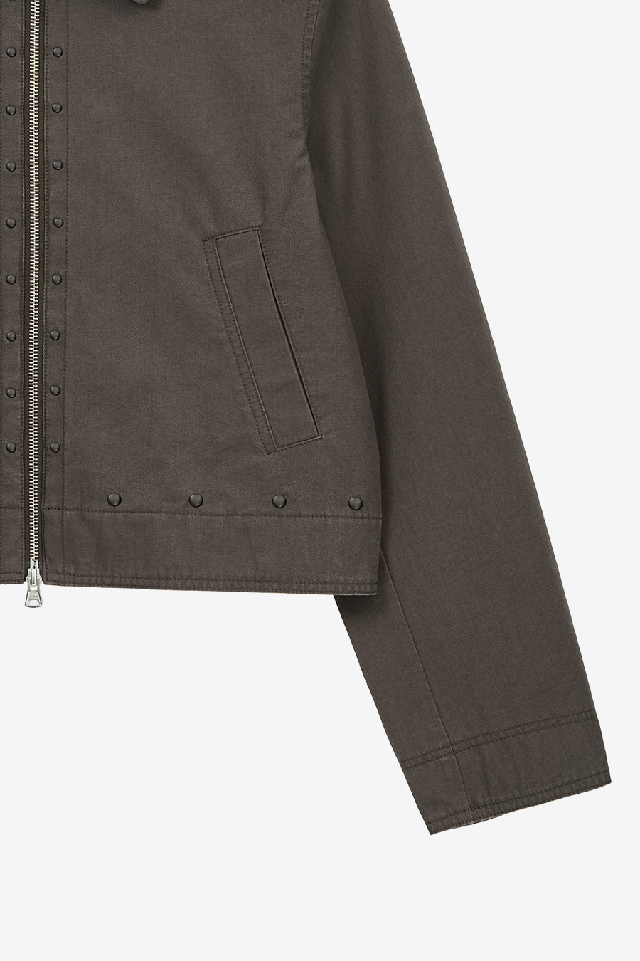 Insilence - Cotton Studded Jacket (Brown) product image 10 | TRAB K-Fashion Australia