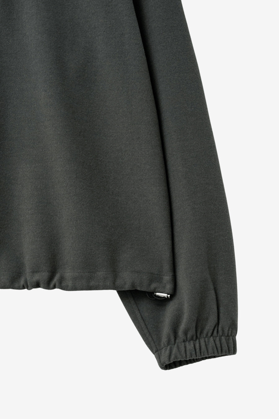 Insilence - Fleece Quarter Zip-Up (Charcoal) product image 10 | TRAB K-Fashion Australia