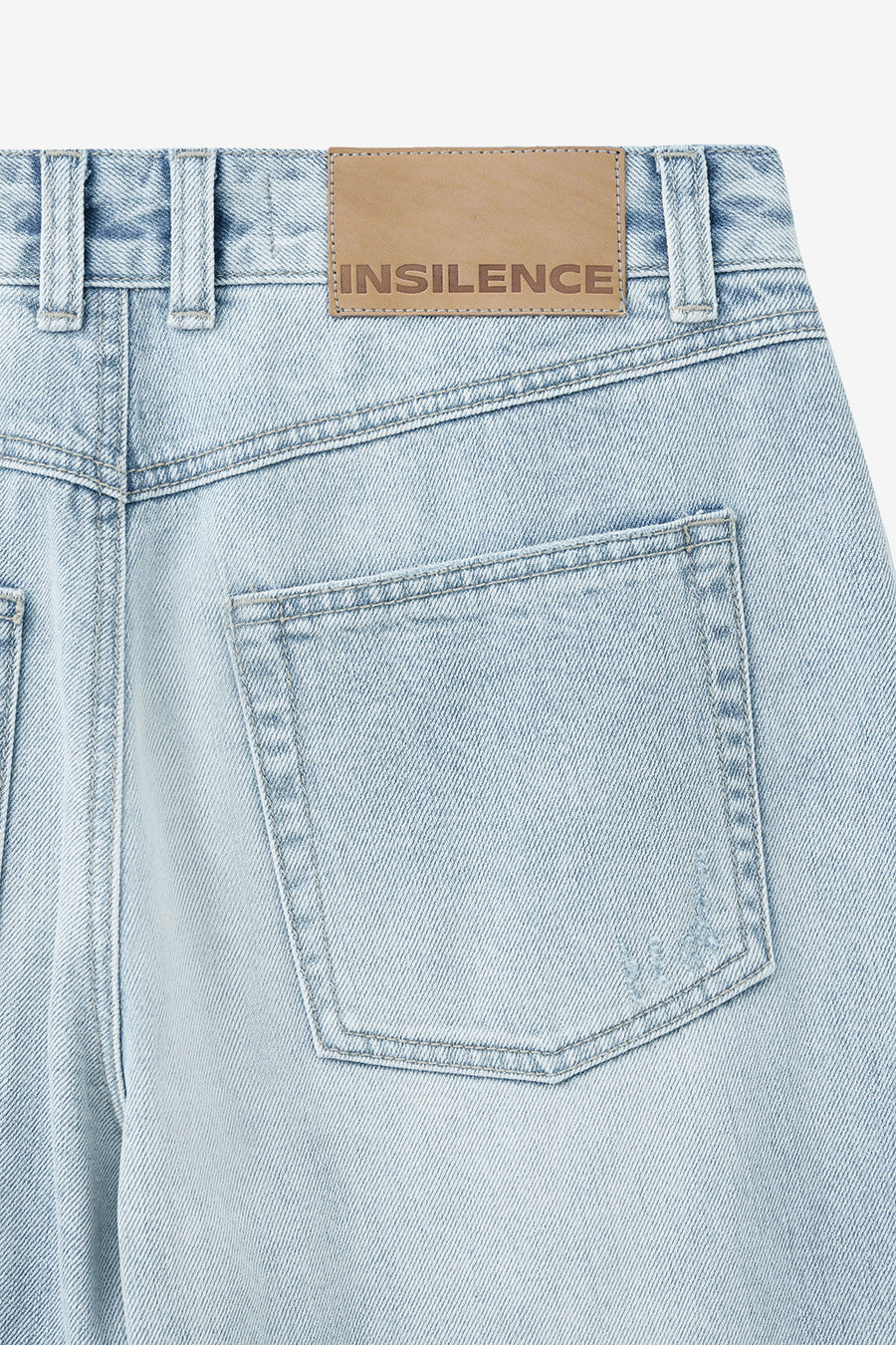 Insilence - Low-Waist Wide Jeans (Light Blue) product image 10 | TRAB K-Fashion Australia