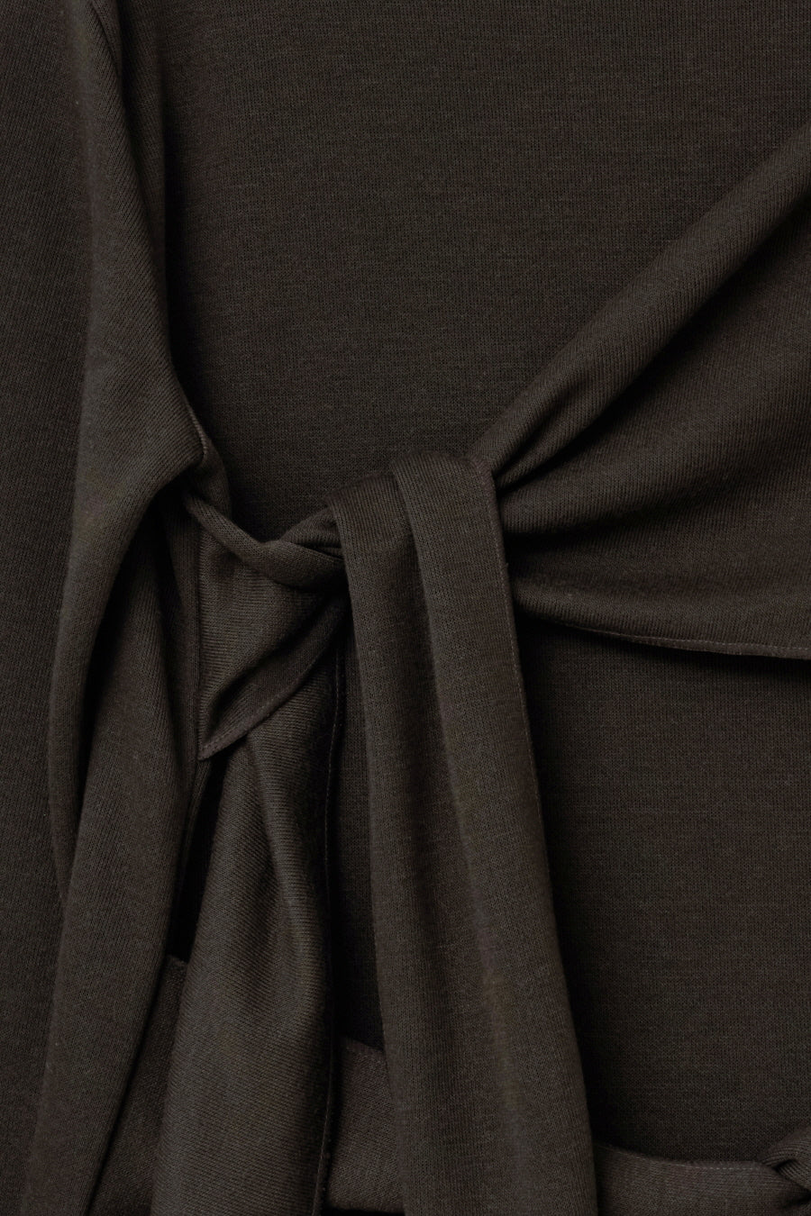 Insilence - Double-Strap Hairy T-Shirt (Brown) product image 10 | TRAB K-Fashion Australia