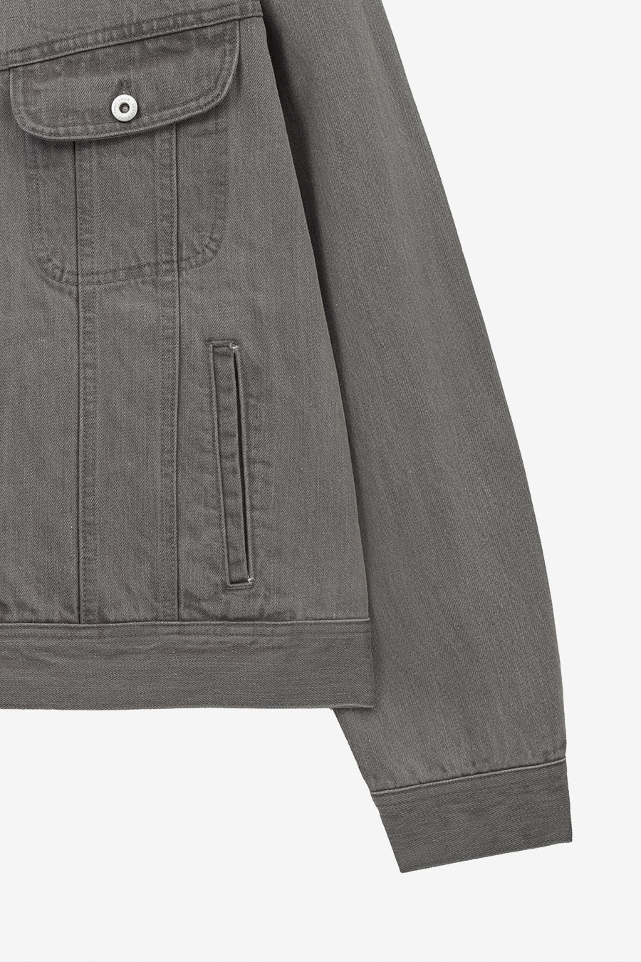 Insilence - Riders Trucker Jacket (Ash Beige) product image 10 | TRAB K-Fashion Australia
