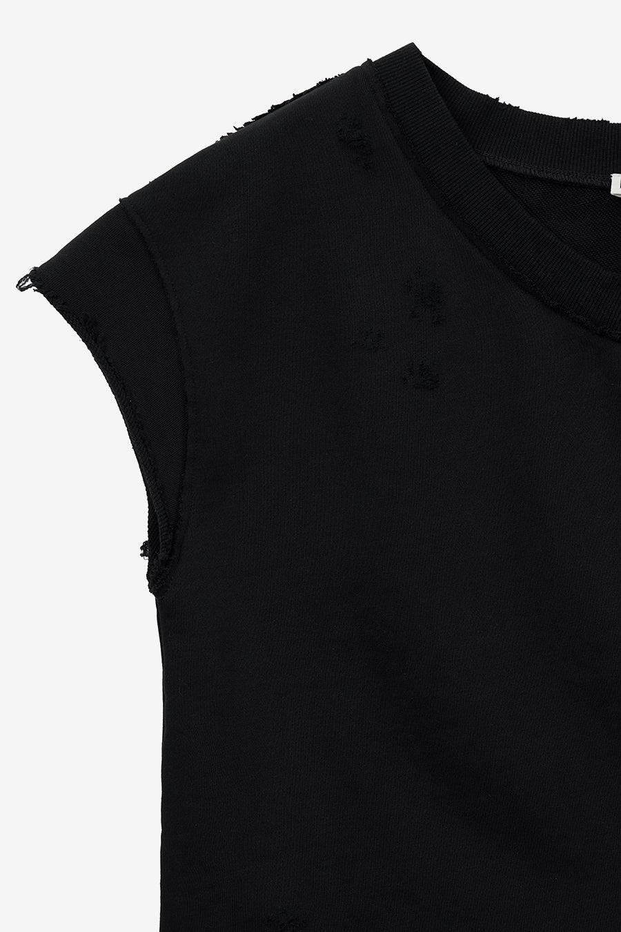 Insilence - Unbalanced Layered Top (Black) product image 10 | TRAB K-Fashion Australia