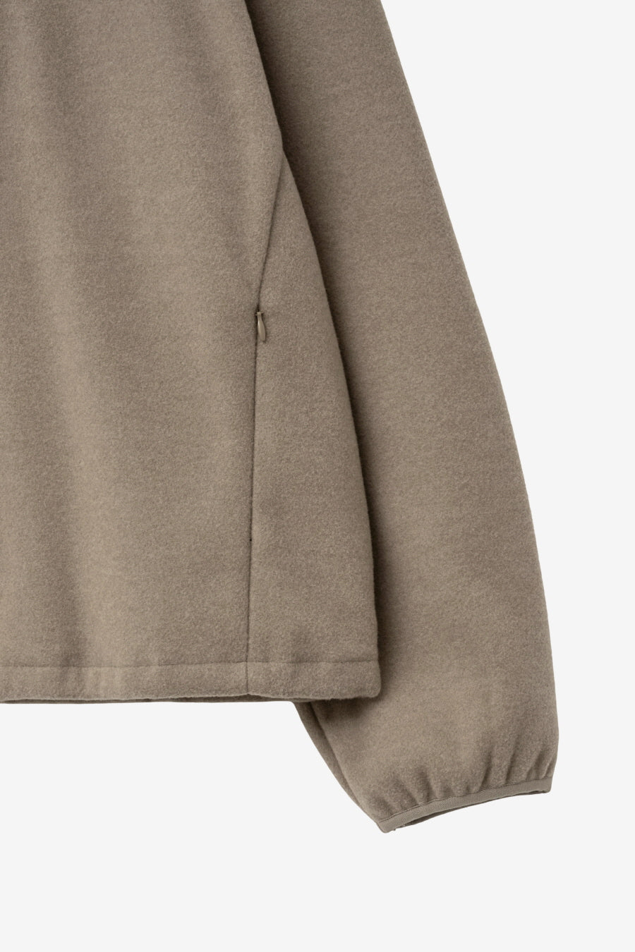 Insilence - Classic Fleece Quarter-Zip (Ash Beige) product image 10 | TRAB K-Fashion Australia
