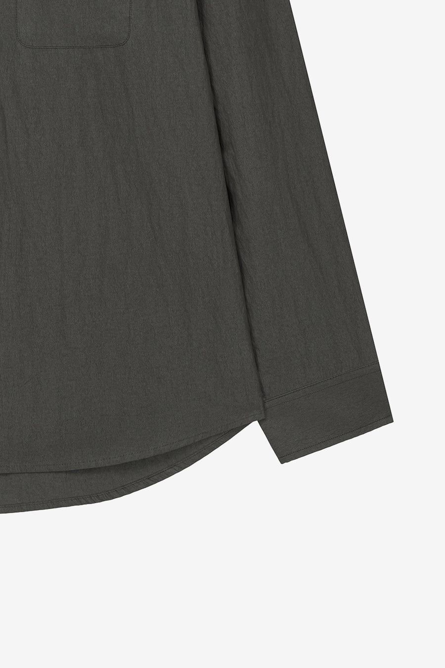 Insilence - Button Point Shirt (Ash Brown) product image 8 | TRAB K-Fashion Australia