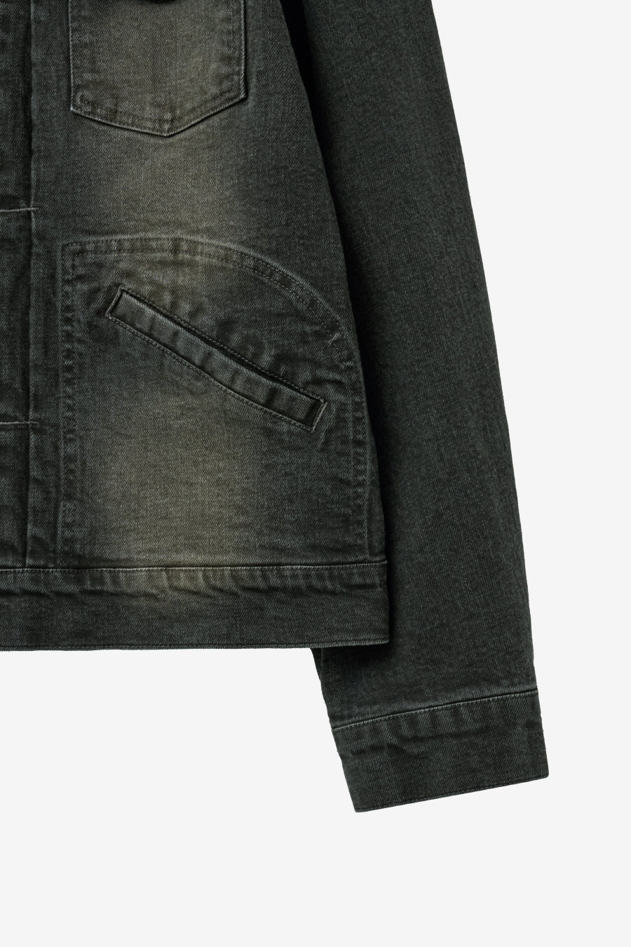 Insilence - Denim Ranch Jacket (Khaki) product image 10 | TRAB K-Fashion Australia