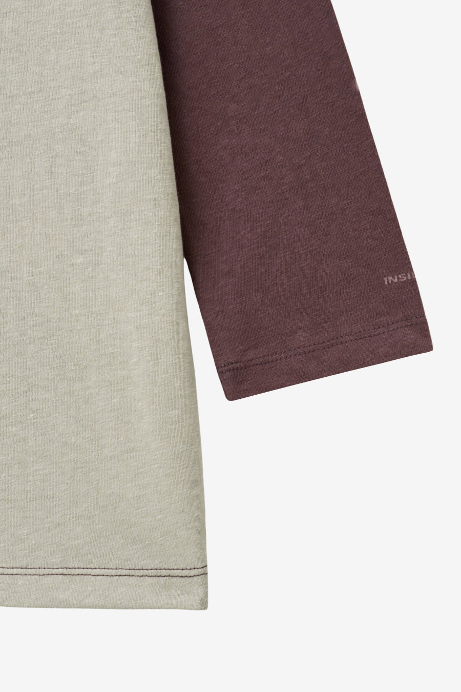 Insilence - Twist Raglan T-Shirt (Ash Beige) product image 10 | TRAB K-Fashion Australia