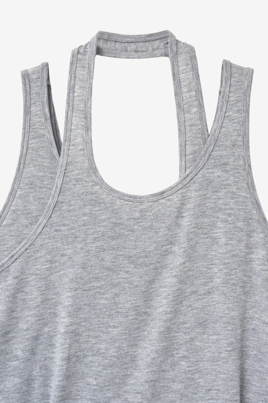 Insilence - Layered Strap Sleeveless (Grey) product image 12 | TRAB K-Fashion Australia