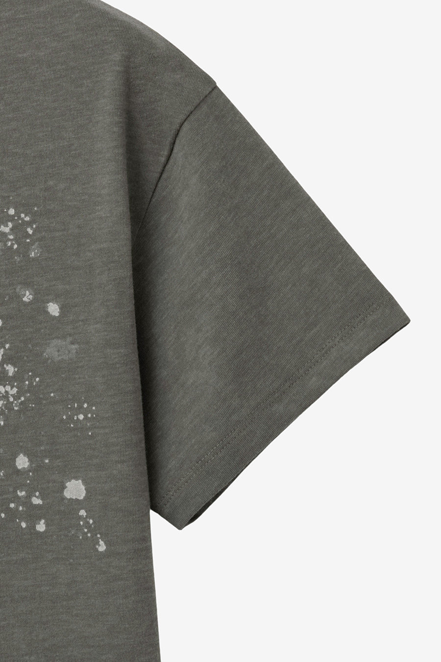 Insilence - Lettering Hotfix T-shirt (Khaki) product image 10 | TRAB K-Fashion Australia